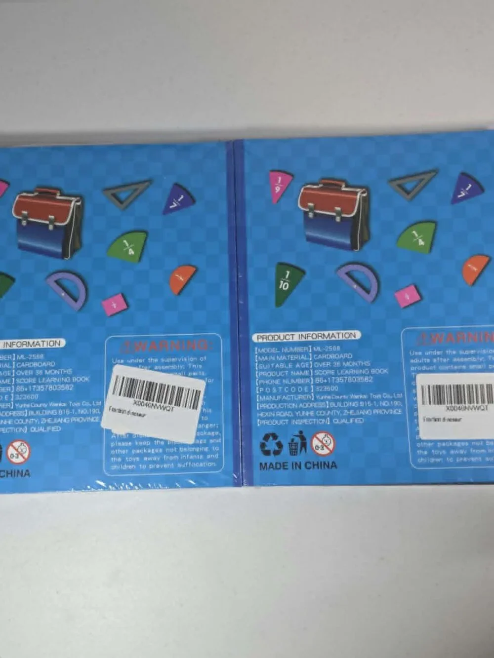 MONTESSORI MAGNETIC FRACTION EDUCATIONAL PUZZLE BOOK (2) LEARNING NEW